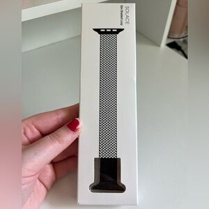 Solace Black Mesh Watch Band